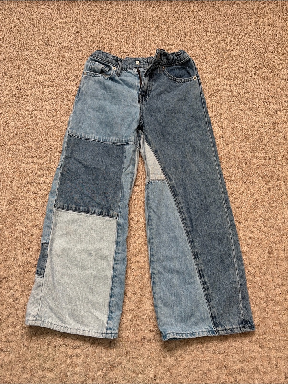 GAP Patchwork Jeans in Multiple Blue Washes